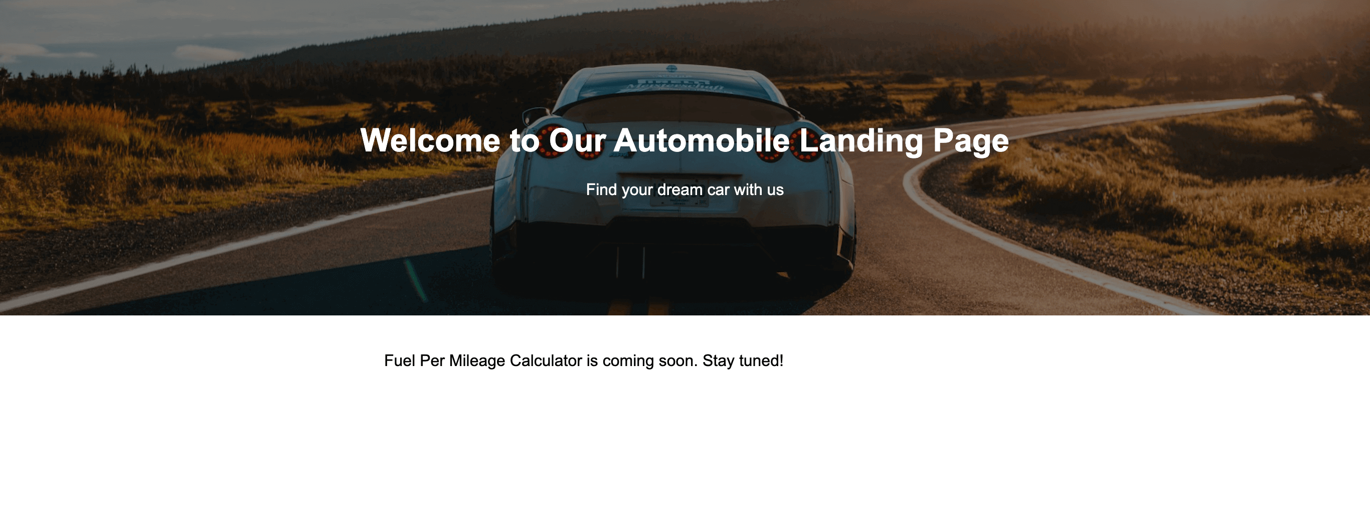 Sample app - flag off