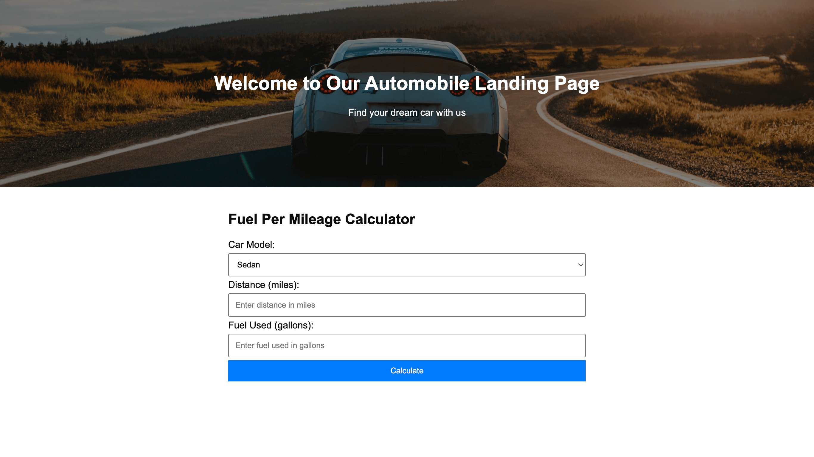 Sample app - flag on