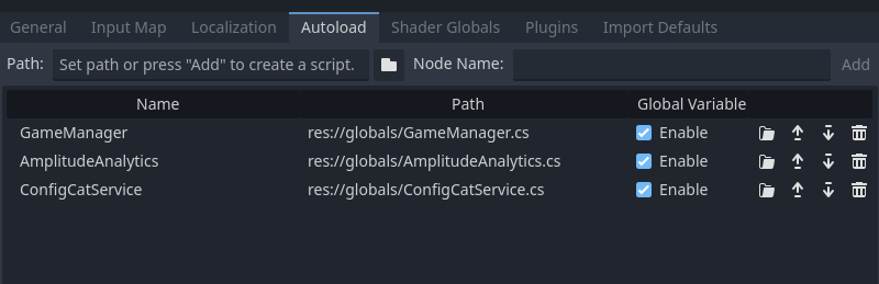 Godot Autoloader