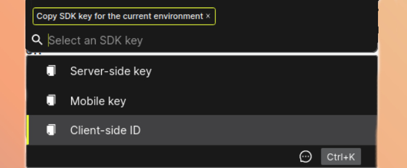 launchdarkly sdk key photo