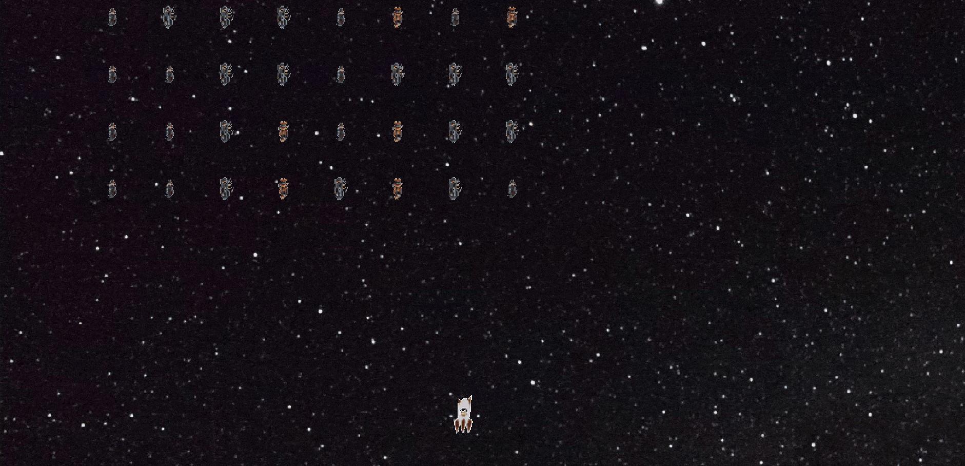 Space Invaders with ConfigCat's ship